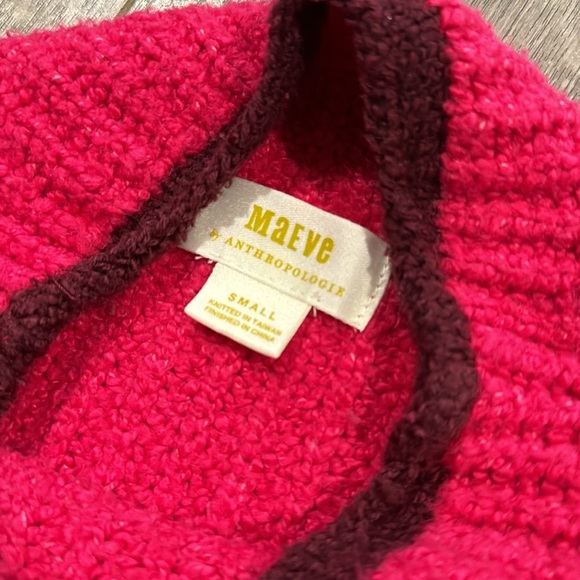 Women’s Maeve Mock-Neck Color-Tipped Sweater By Anthropologie S - Picture 7 of 8